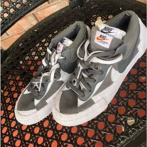 Blazer low X Sacai Iron Gray